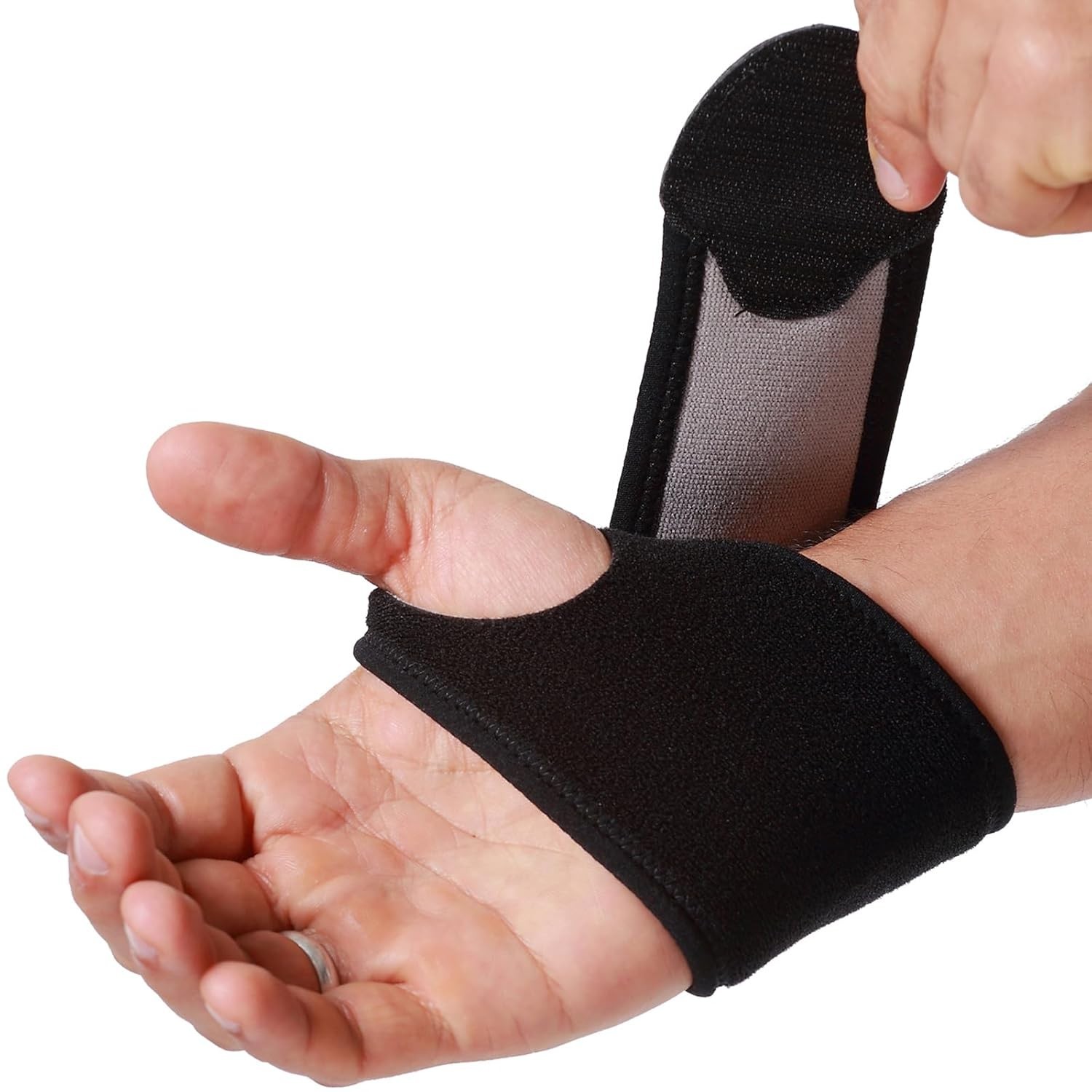 Eco-Friendly Adjustable Wrist Brace for Tendonitis & Arthritis Relief – Size M