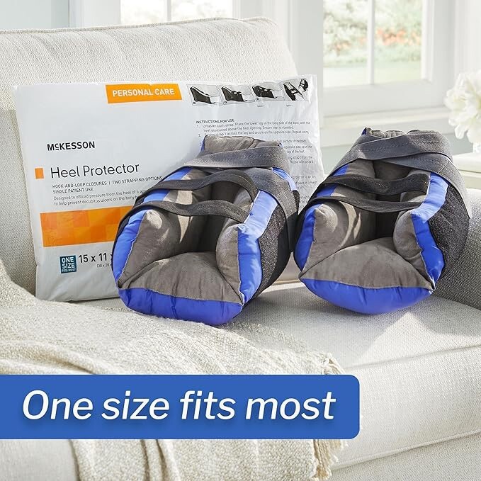 McKesson Heel Protectors One Size Fits All Medical Foot Cushion 1 Count