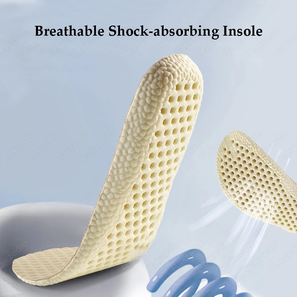 Sport Shock Absorbing Insoles for Basketball Running Shoes Inserts Man Woman Com