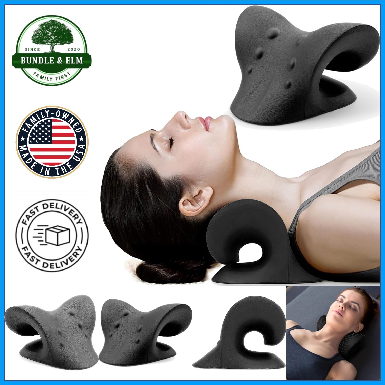 Cervical Spine Support Relaxer for Nursing and Recovery, Lightweight Design