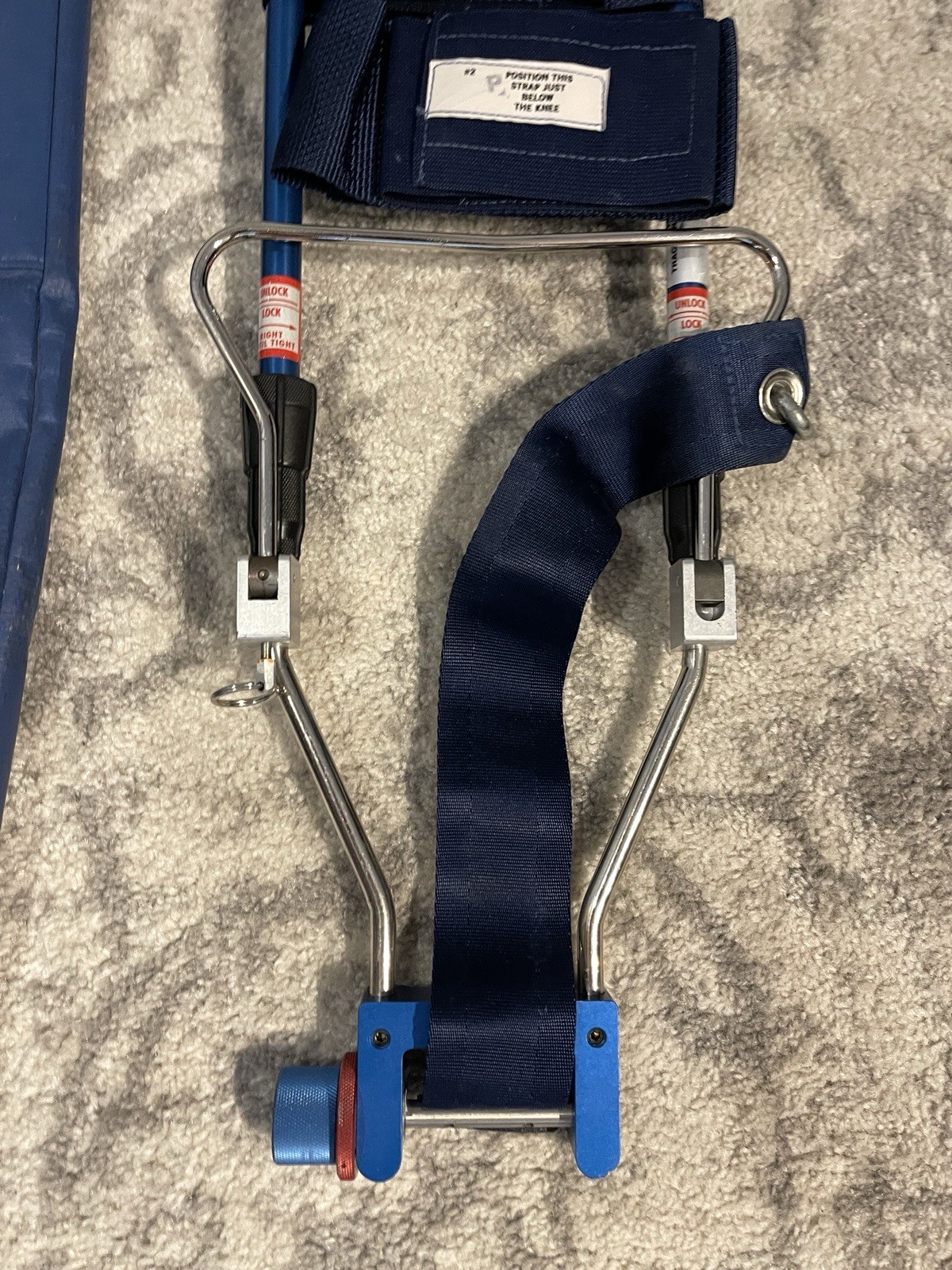 Dyna Med Hare Pediatric TRAINING Traction Splint w/ Blue Case – COMPLETE