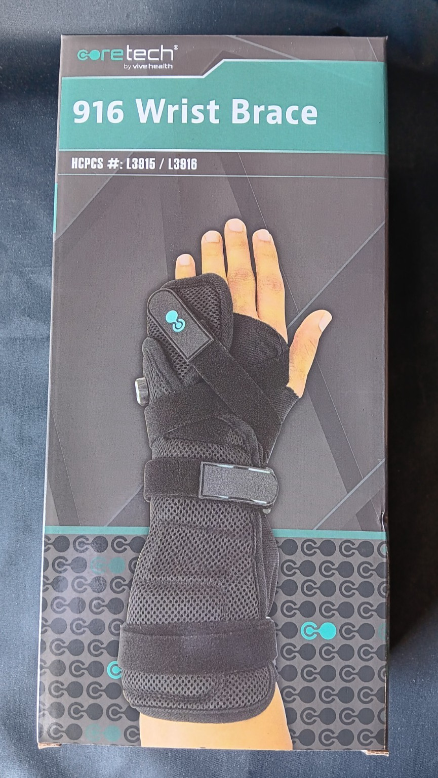 916 Wrist Brace Left Hand Adult Size Adjustable New in Box
