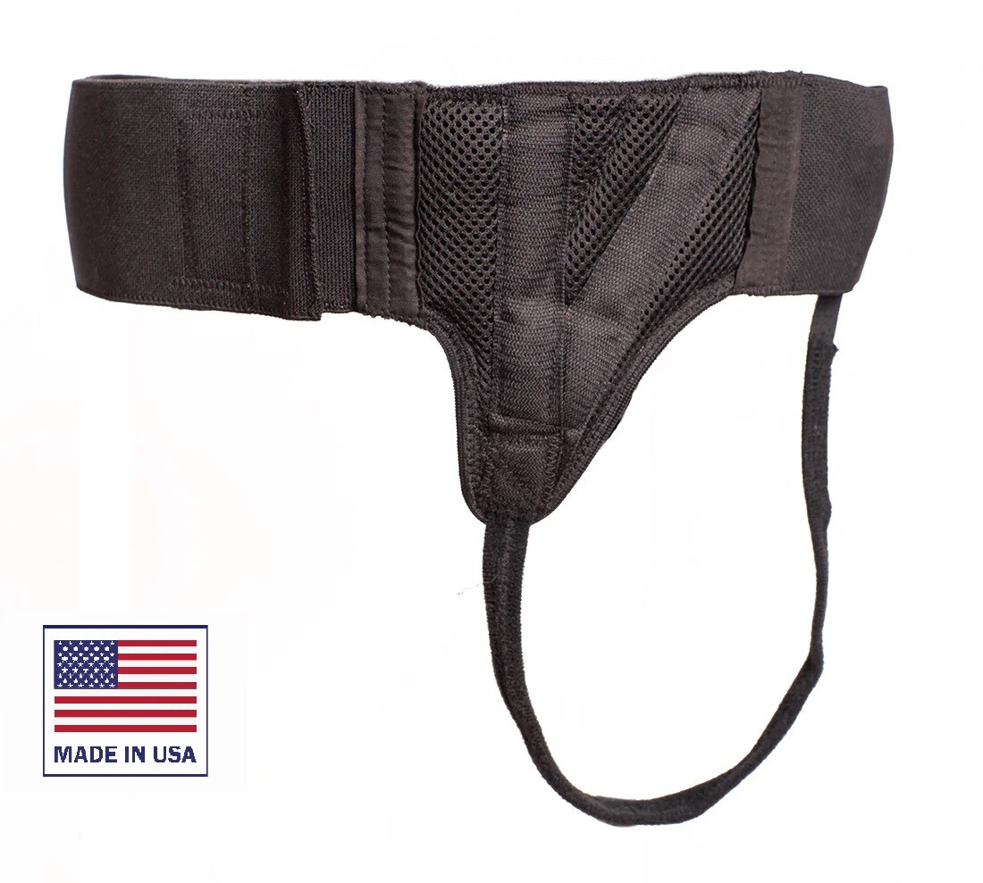 AT Surgical Left Side Inguinal Hernia Truss Support Straps Groin Belt with Band