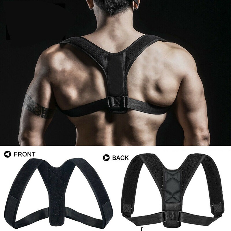 Soporte De Espalda Superior Ajustable Corrector De Postura Para Mujer y Hombres
