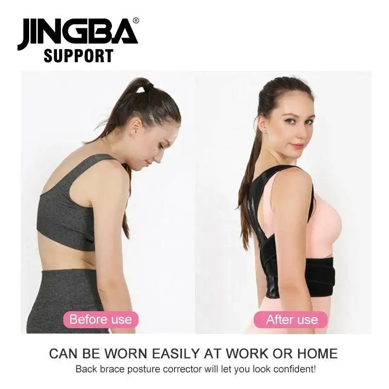 Premium Quality Back Support 2 Support Bar Back Brace Posture Corrector