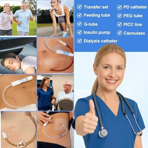 5PCS Breathable Feeding Tube Belt for Peritoneal Dialysis, Comfortable G Tube Ac