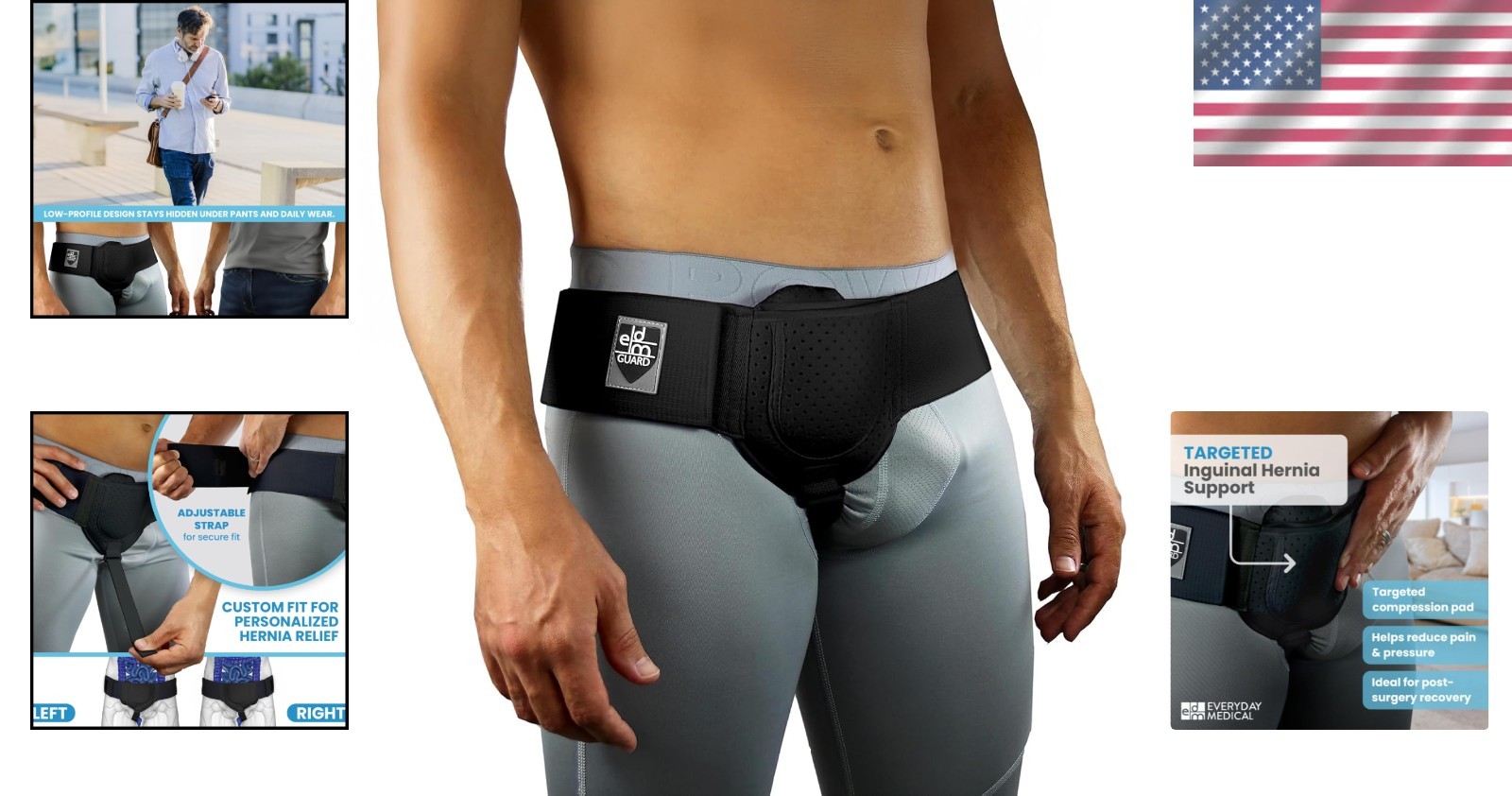 Lightweight Inguinal Belt – Breathable Design