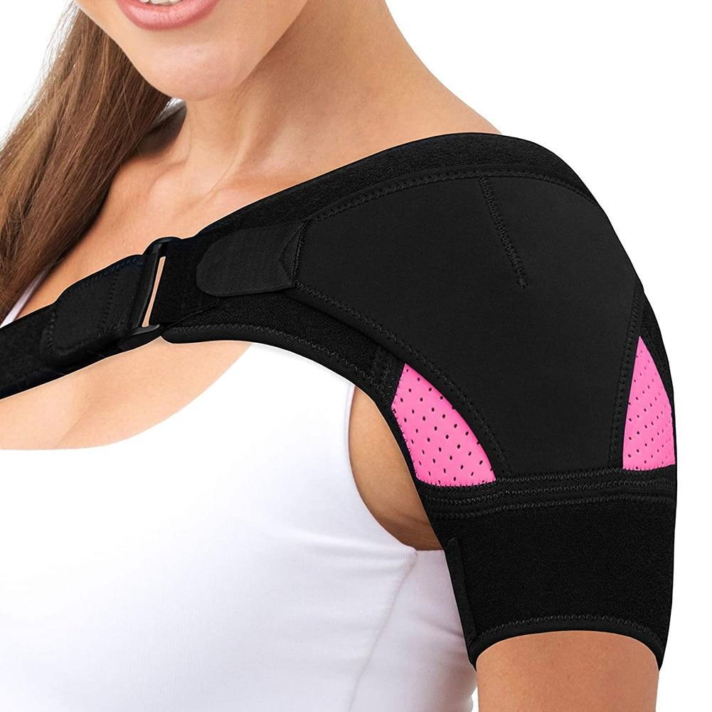 Healthy Lab Co Compression Shoulder Support Brace Sleeve for Dislocation Torn