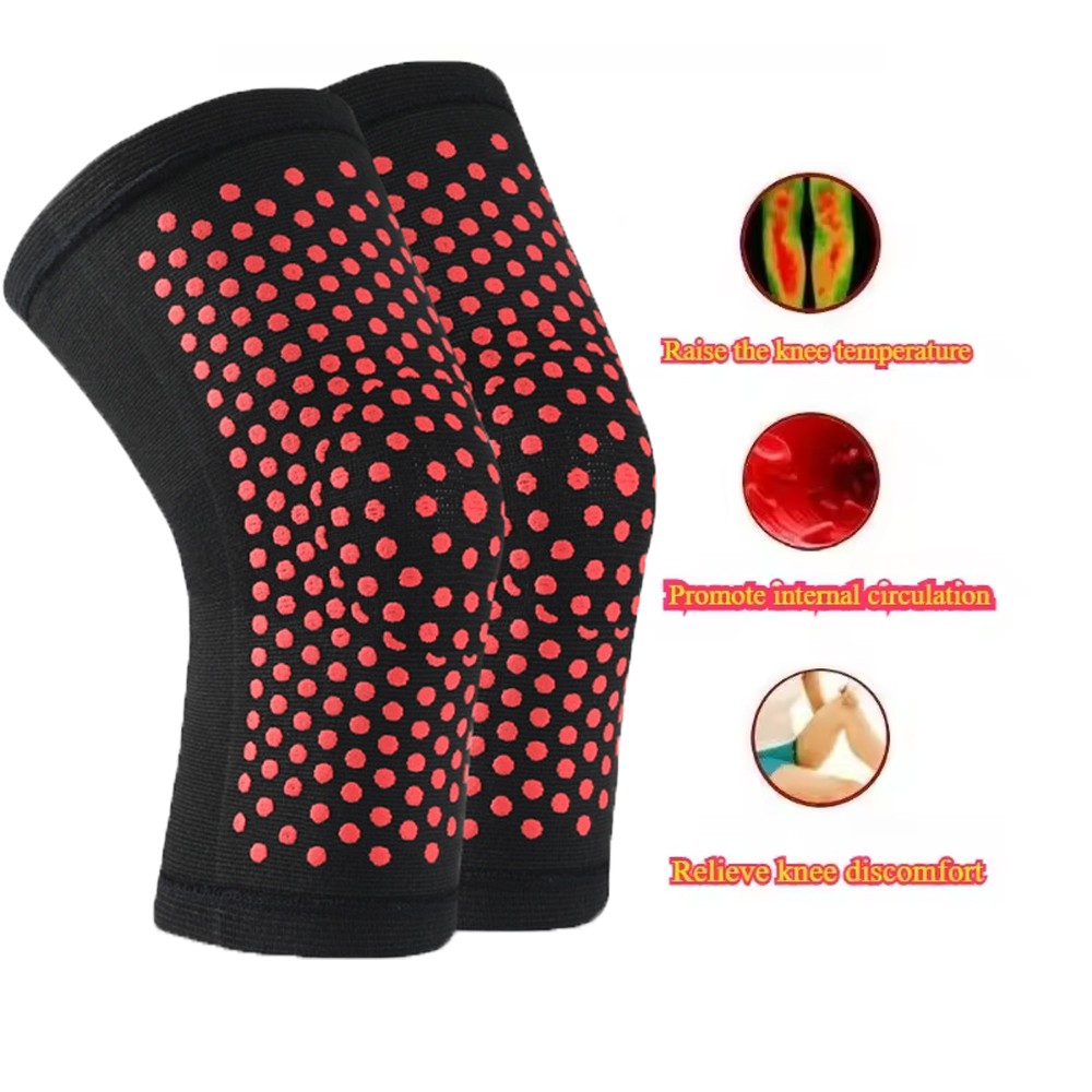 2pcs Self Heating Knee Pad Therapy Arthritis Support Brace Protector Leg Warmer