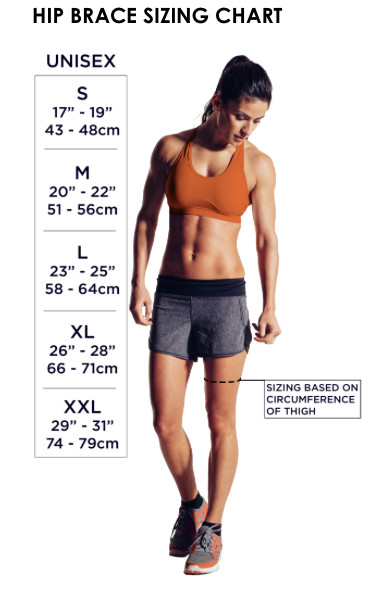 Incrediwear Hip Support Brace Left or Right All Sizes, S, M, L, XL, XXL – NEW