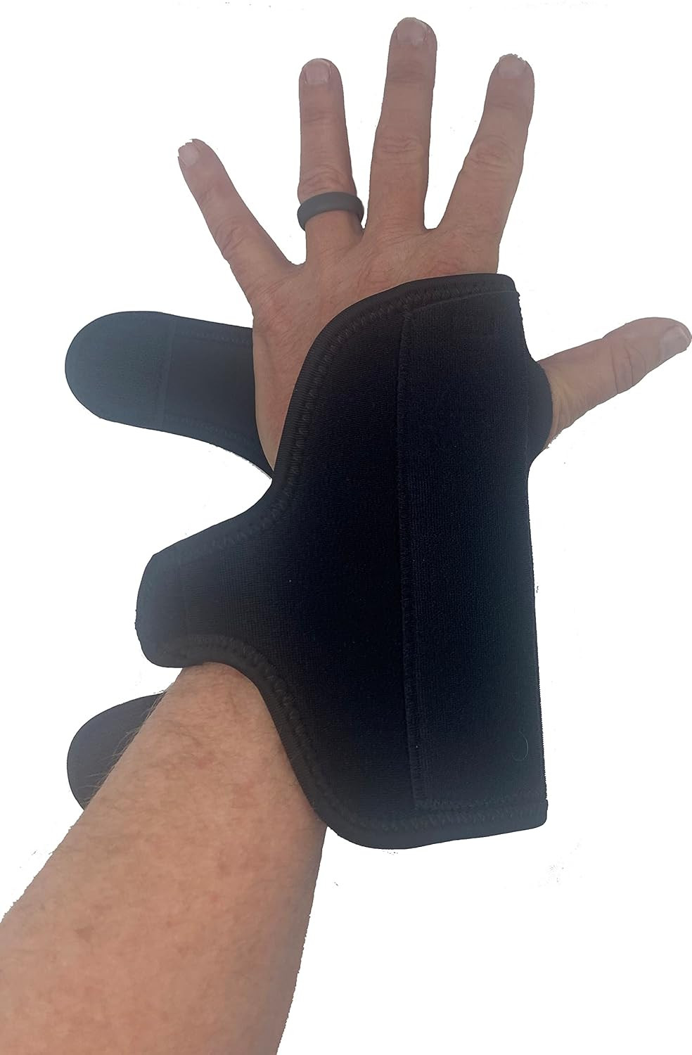 ® One Size Fits Most, Ambidextrous, Cock-Up Wrist Splint for Carpal Tunnel Relie