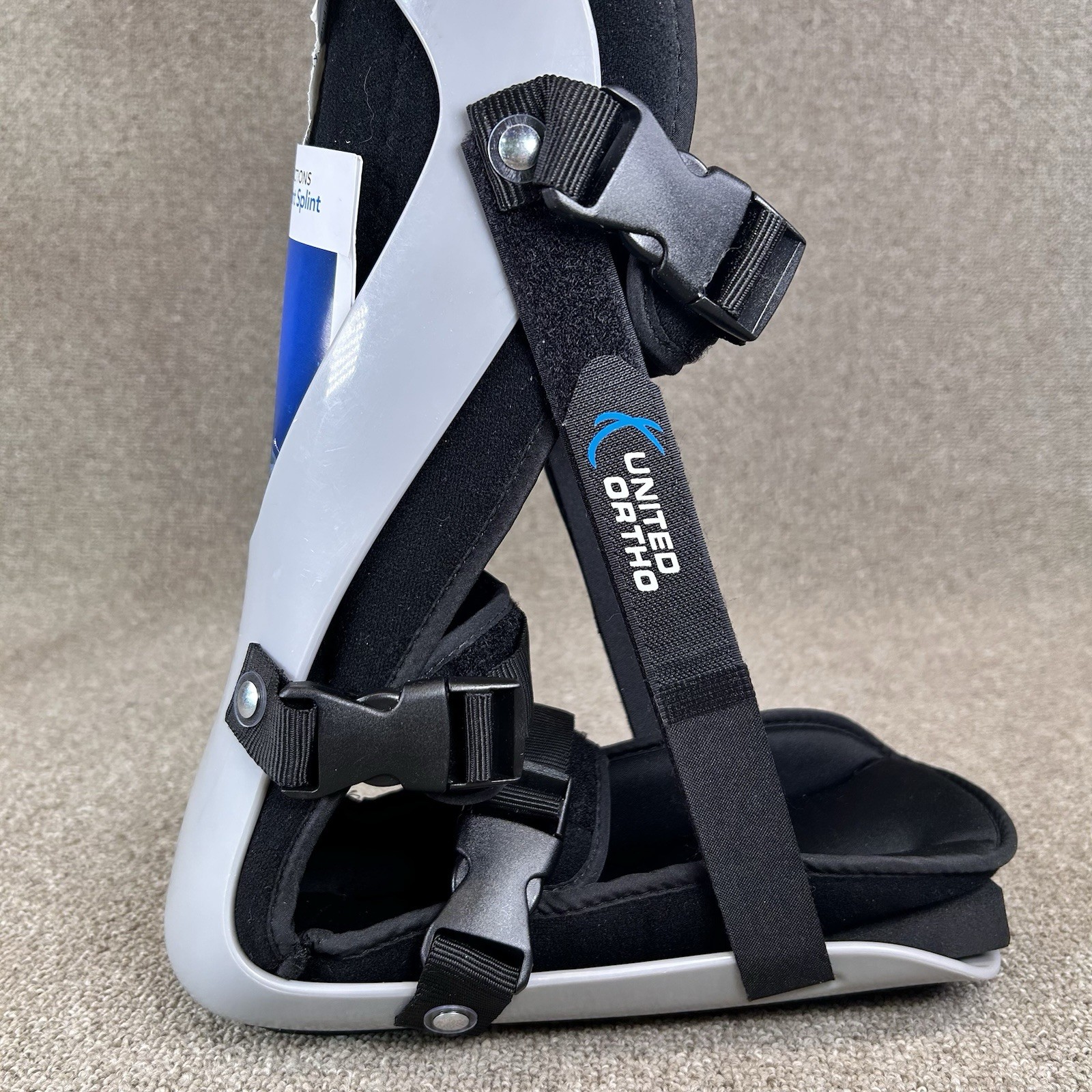 United Ortho Plantar Fasciitis Adjustable Leg Support Brace Medium MD New L or R