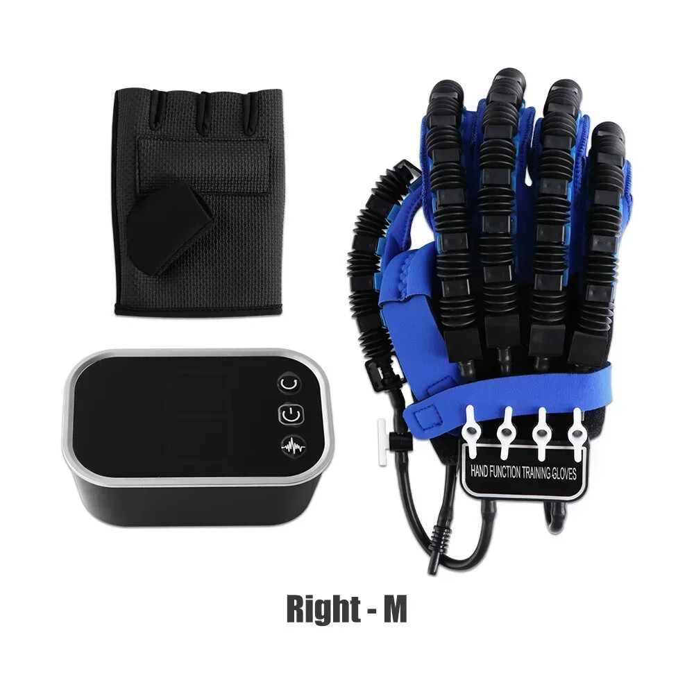 Left & Right Hand Finger Rehabilitation Exerciser Robot Gloves Training Therapy