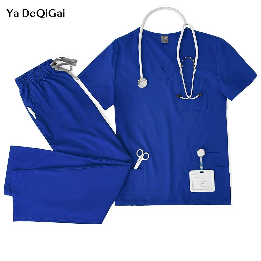 Unisex Medical Scrubs Set for Men & Women – Nurse, Doctor, Lab Wear