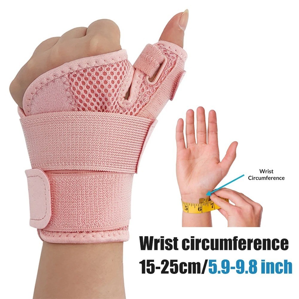 Thumb Wrist Support Brace Carpal Tunnel Sprain Splint Arthritis Left Right Black