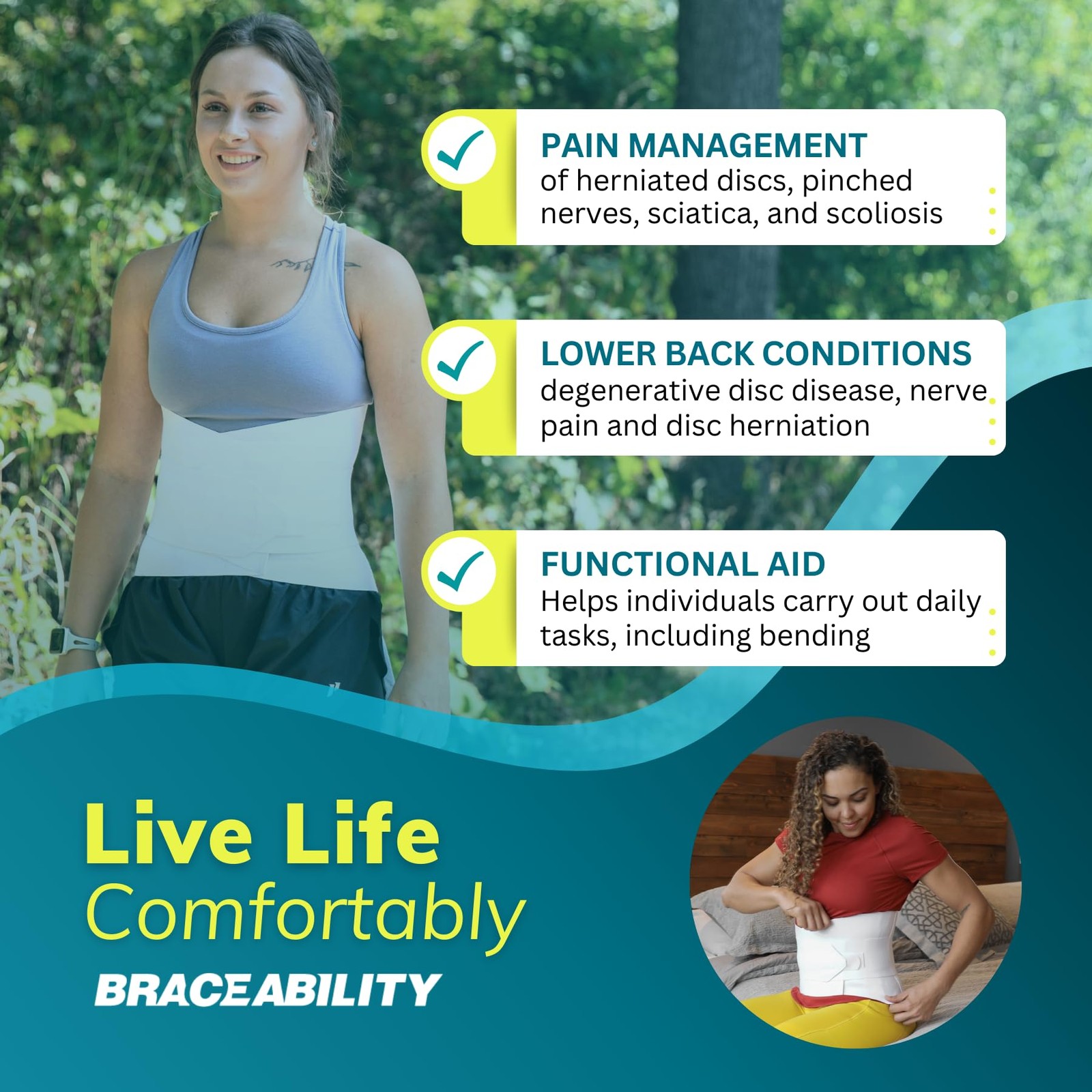 BraceAbility Plus Size 2XL Bariatric Back Brace – XXL Big and Tall Lumbar Sup…