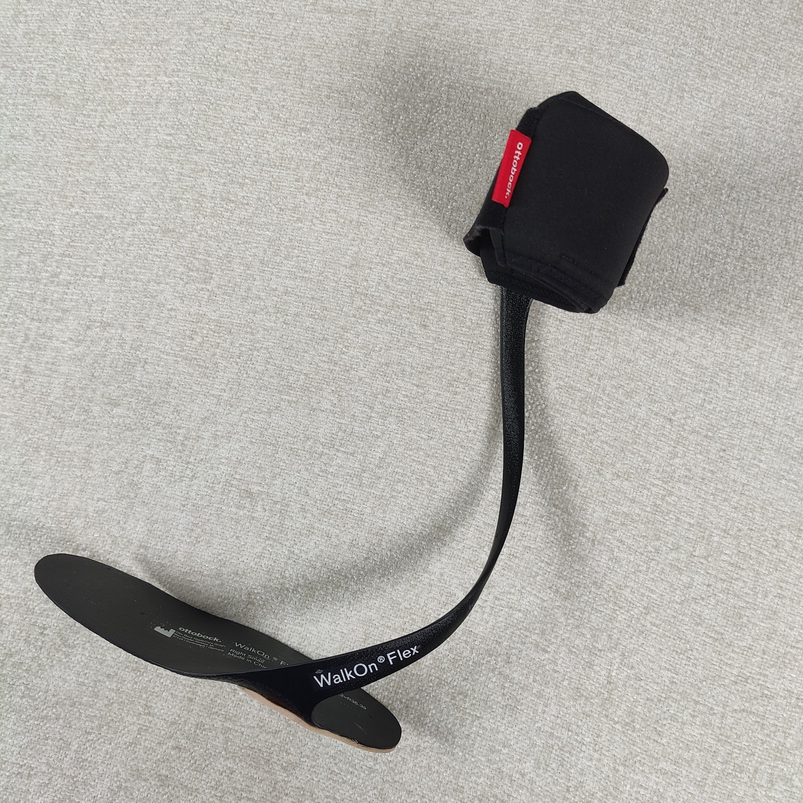 AFO Ottobock Walk On Flex Carbon Fiber Foot Drop Gait Right Small 28U22=R36-39