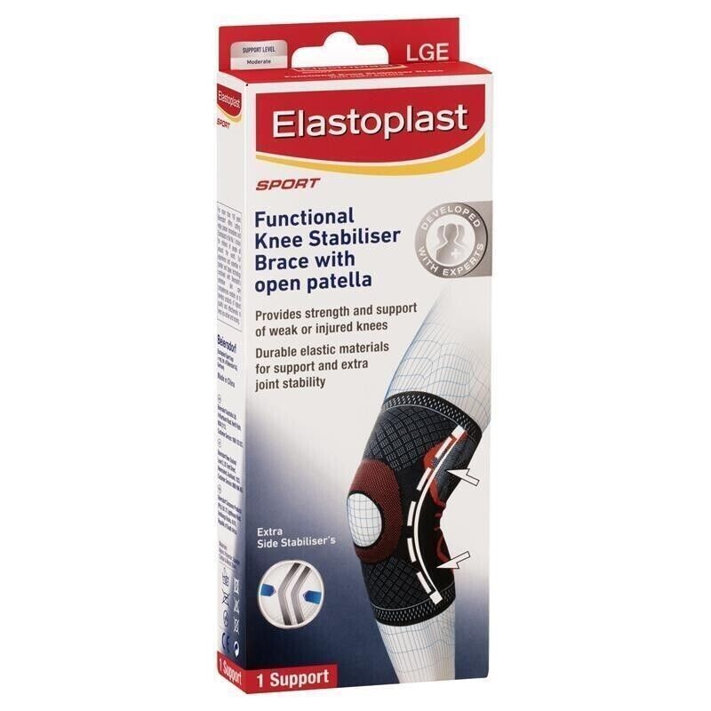 Elastoplast Functional Knee Stabiliser With Open Patella L