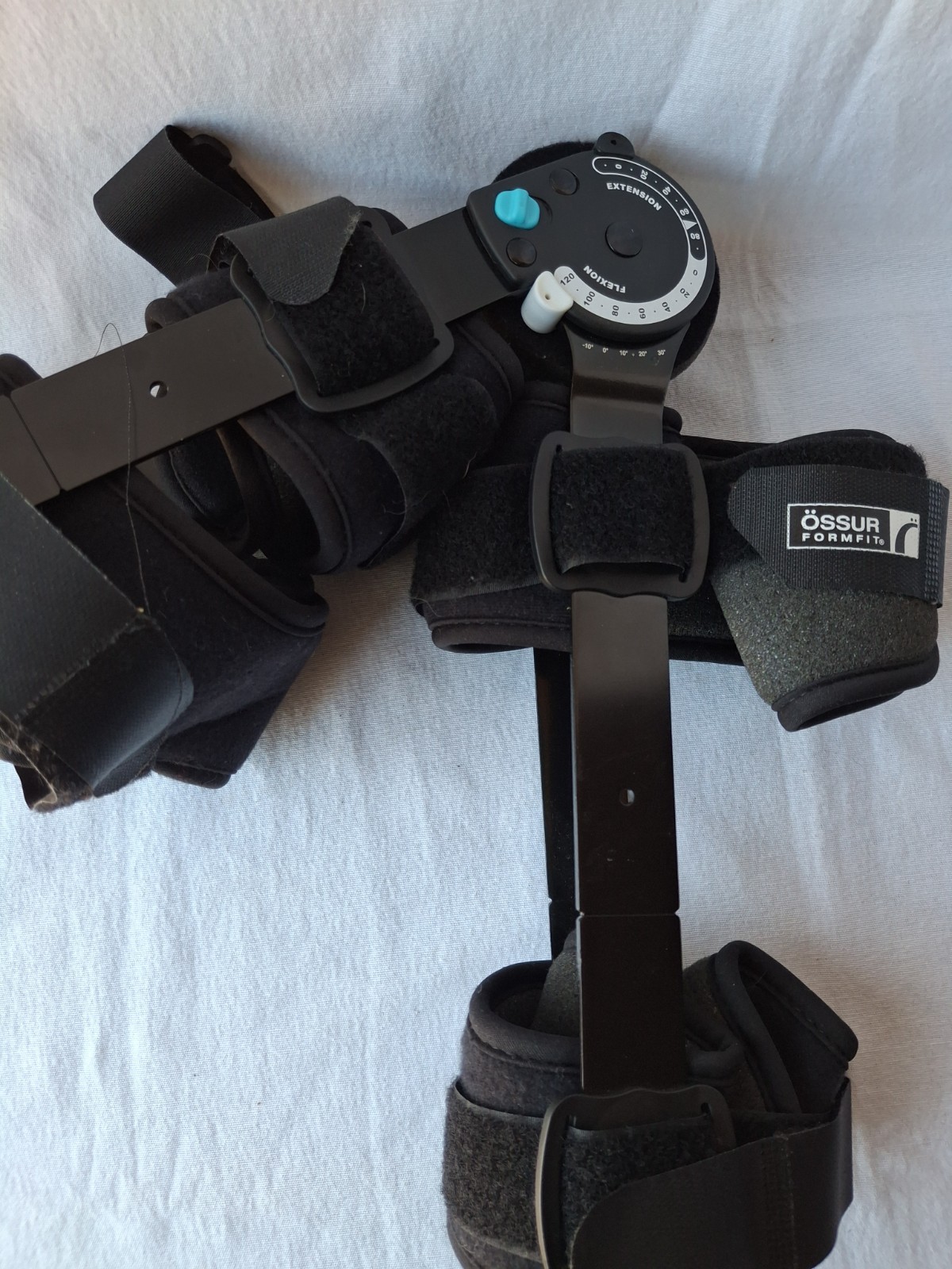 Ossur Form Fit Knee Leg Post Op Brace Stabilizer Black Adj