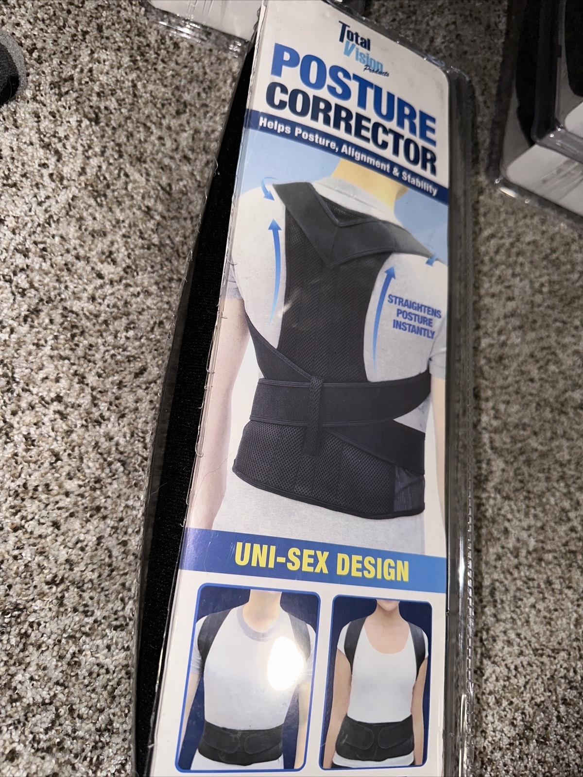 Total Vision Posture Corrector XL Waist 34-36” New Damaged Box