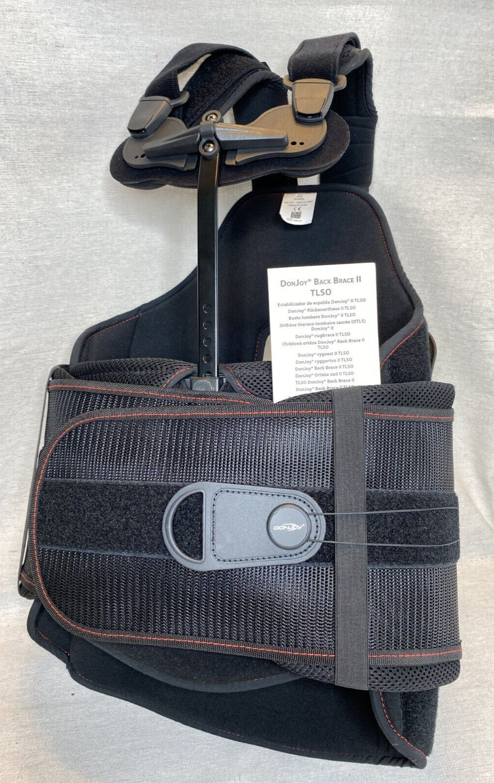 DonJoy Back Brace II TLSO XL 11-1585-5 50–55 Inch Thoracic Spine Rehab Support
