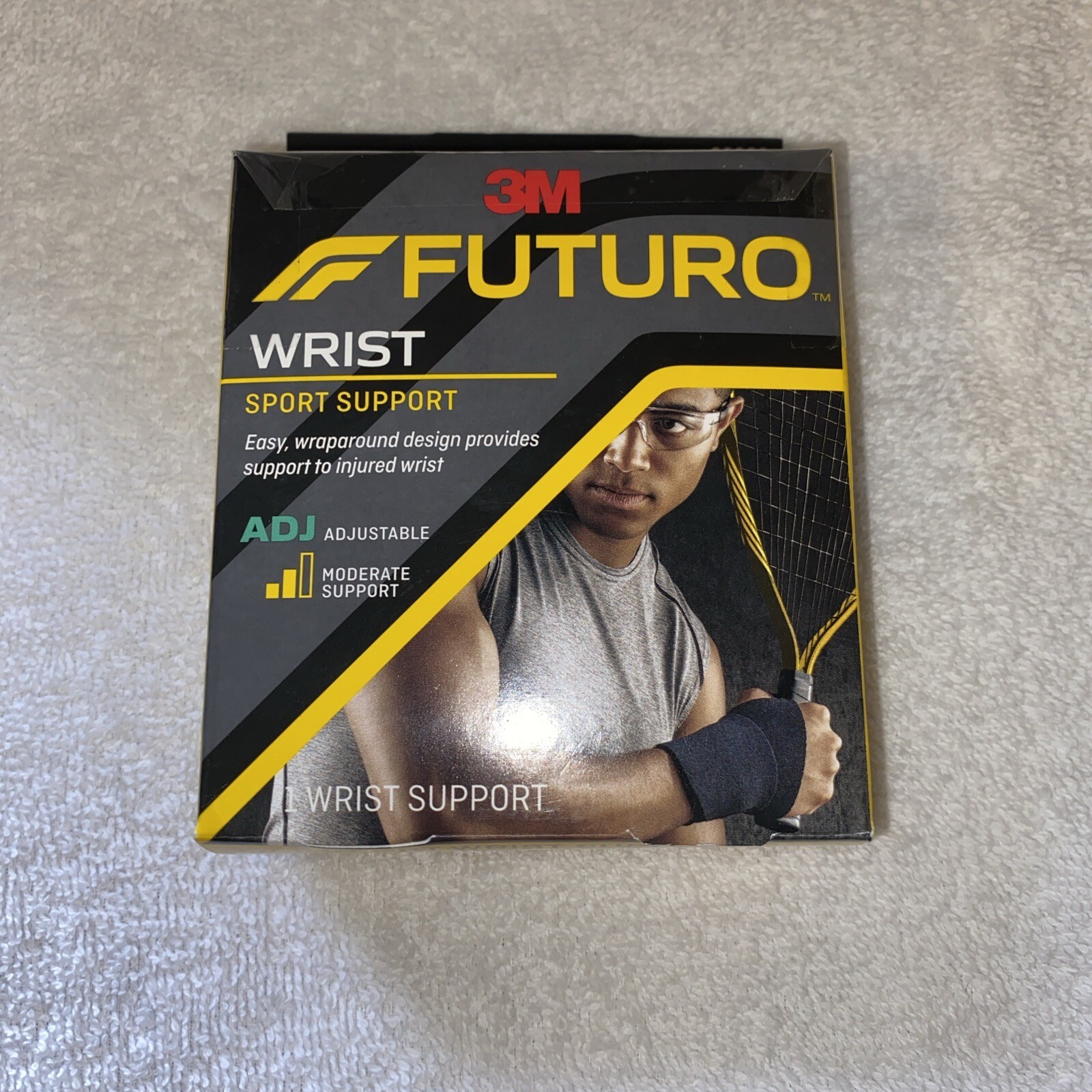 Futuro 3M Sport Adjustable Wrist Support Size 4.5 – 9.5 in Wrap Around One Size