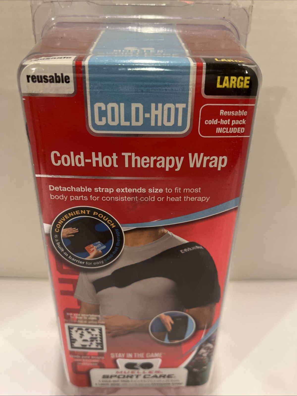 MLR Sport Care Cold/Hot Therapy Wrap Black, Large
