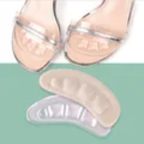 2PCS Clear Silicone Gel Arch Support Shoe Inserts Foot Wedge Cushion Pads Pain R