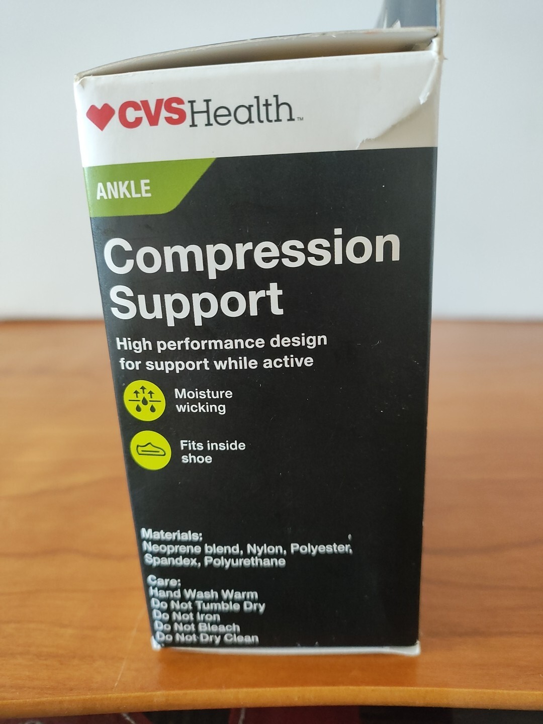 New! CVS Ankle Compression Support One Size Moderate Support