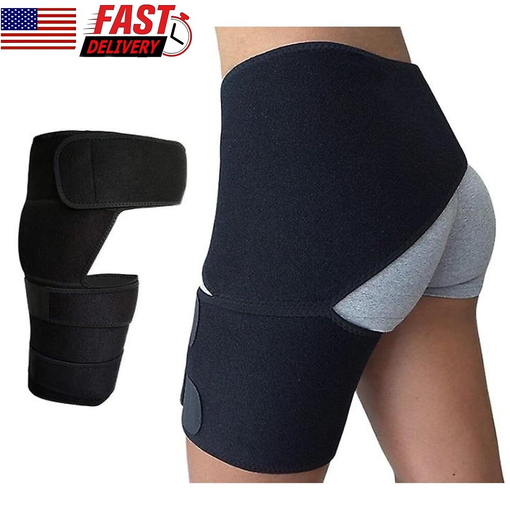 Hip Brace Compression Groin Support for Sciatica Pain Relief Recovery Men Women