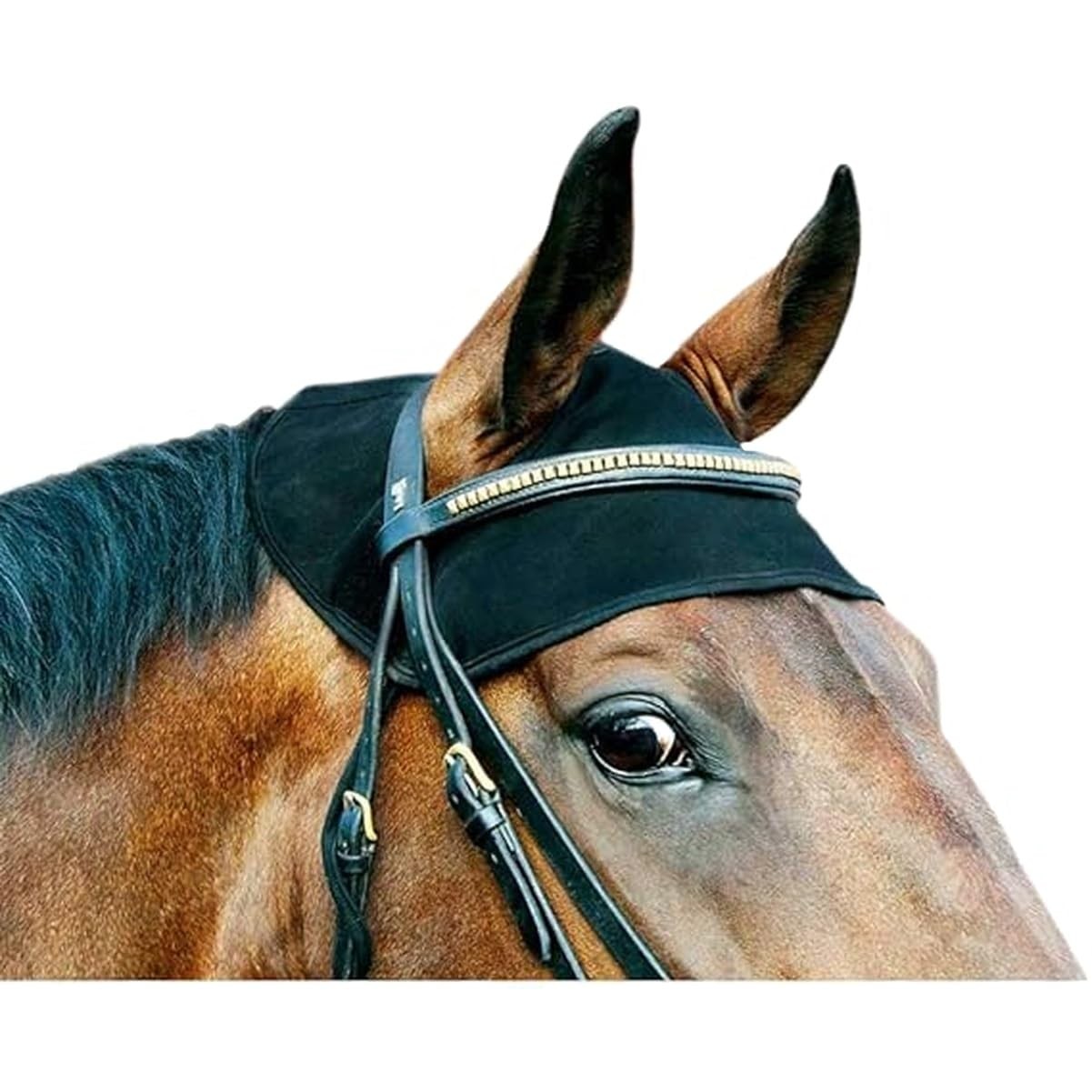 Back on Track Large Black Heat Therapy Hat and Neck Protector for Muscle Relief