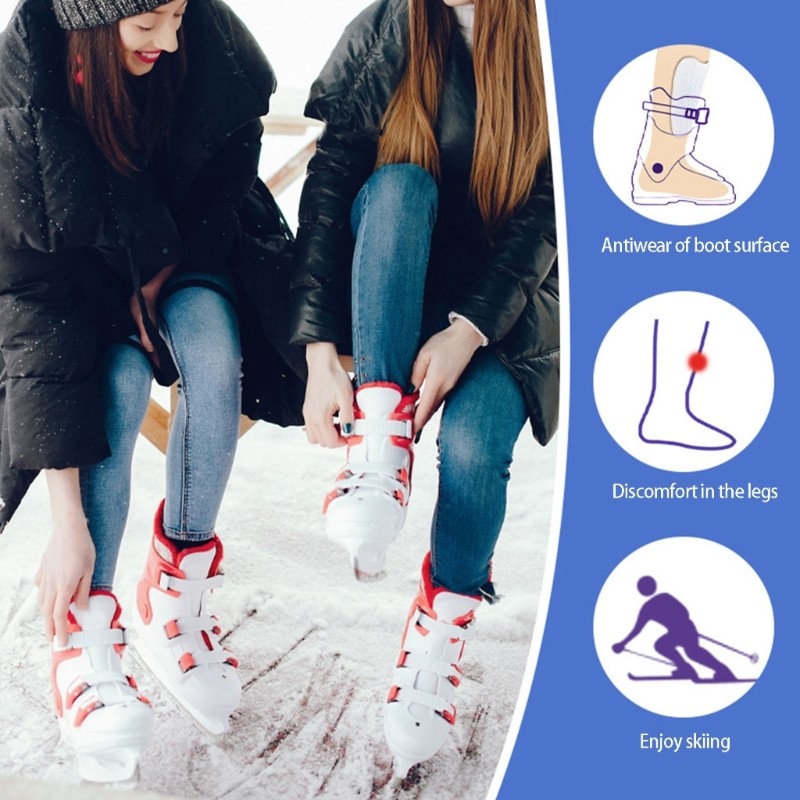 Soft Texture Leg Pads Ensuring Dry Feet and Safety Suitable for Snow Sports