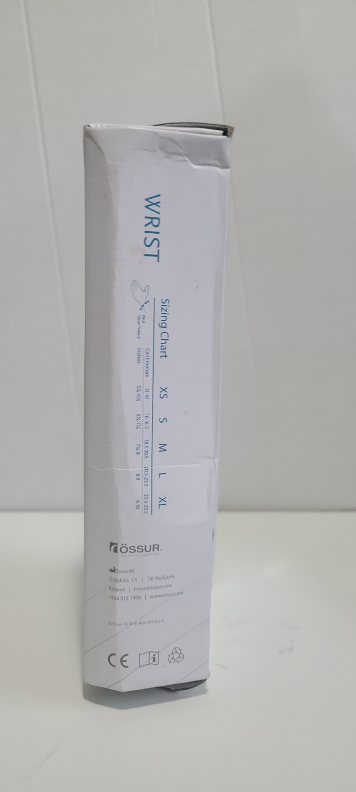 Ossur Formfit Wrist Brace for Treatment of Tendonitis Carpel Tunnel Injuries 8in