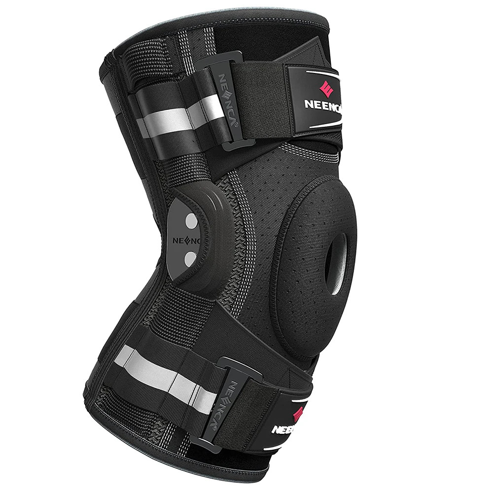 Hinged Knee Brace Dual Side Stabilizers Knee Support for Knee Pain Relief