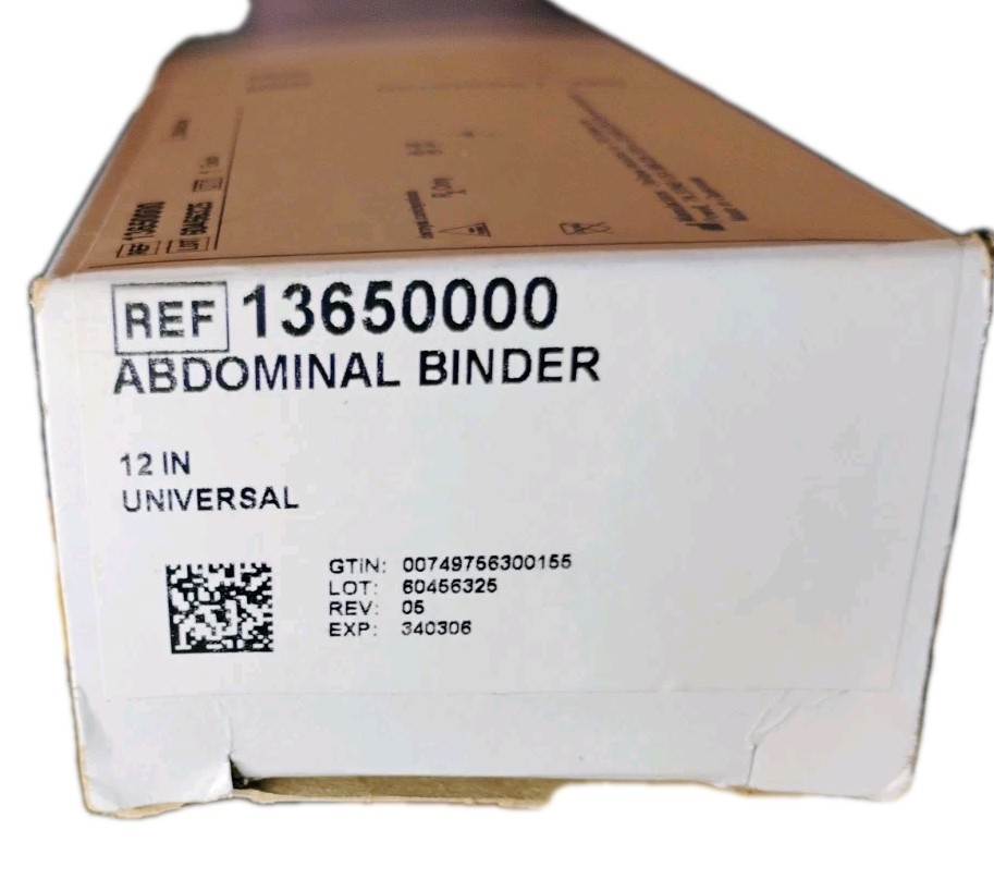 DeRoyal 1365000 Abdominal Binder (27-48″) For Secure Post-Surgical Compression