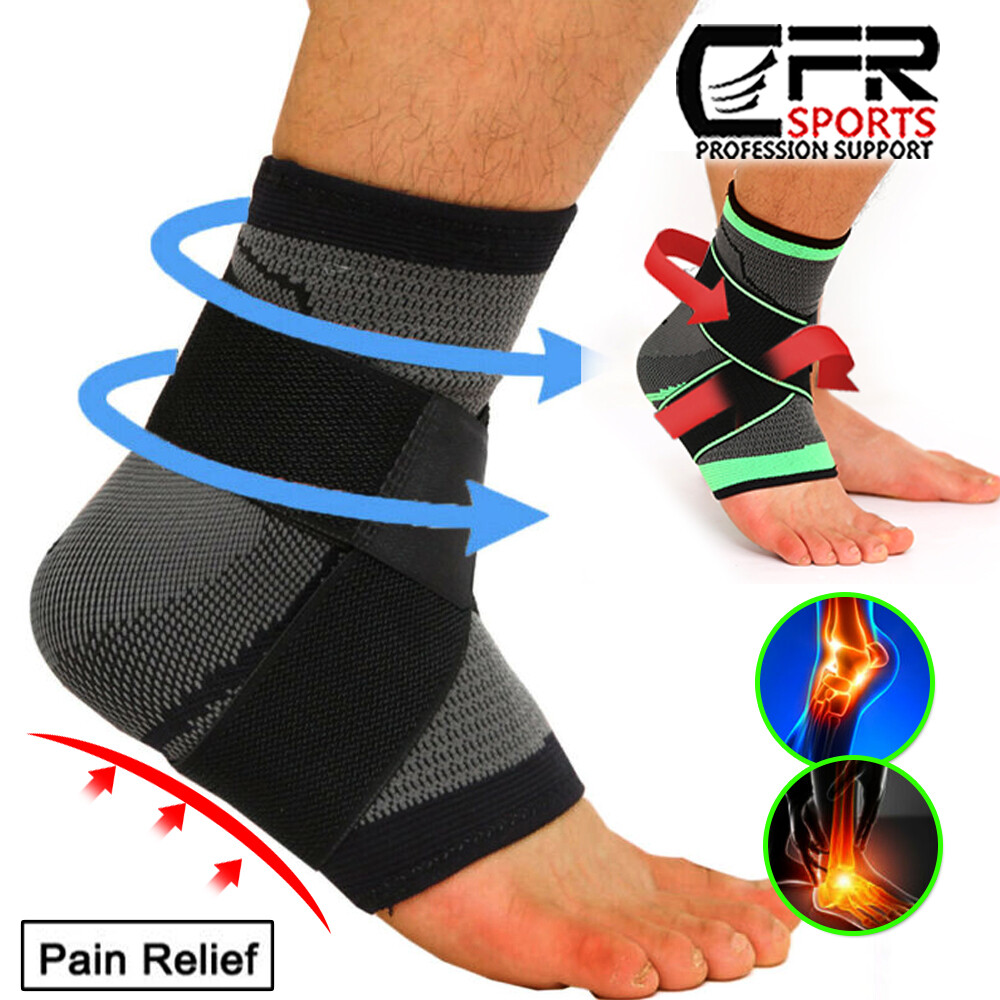 Ankle Brace Achilles Tendon Support Wrap Sleeve Adjustable Tendinitis Sport Foot