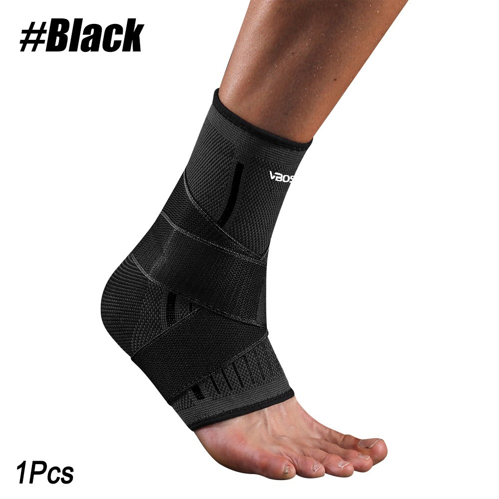 Adjustable Ankle Brace Compression Sleeve Support Plantar Fasciitis Achilles