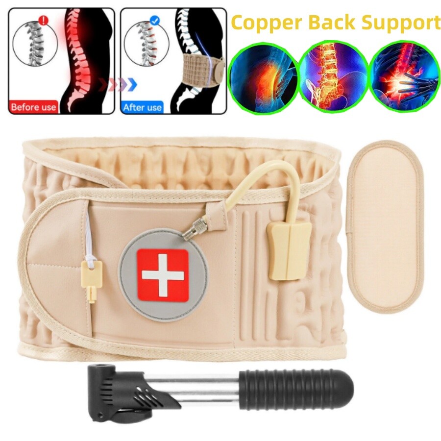 New High Quality Adjustable Decompression Back Belt Pain Relief Belt Lightweight