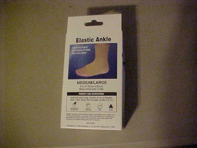 Flex Aid Elastic Ankle Support Wrap Brand New M/L all Free Ship