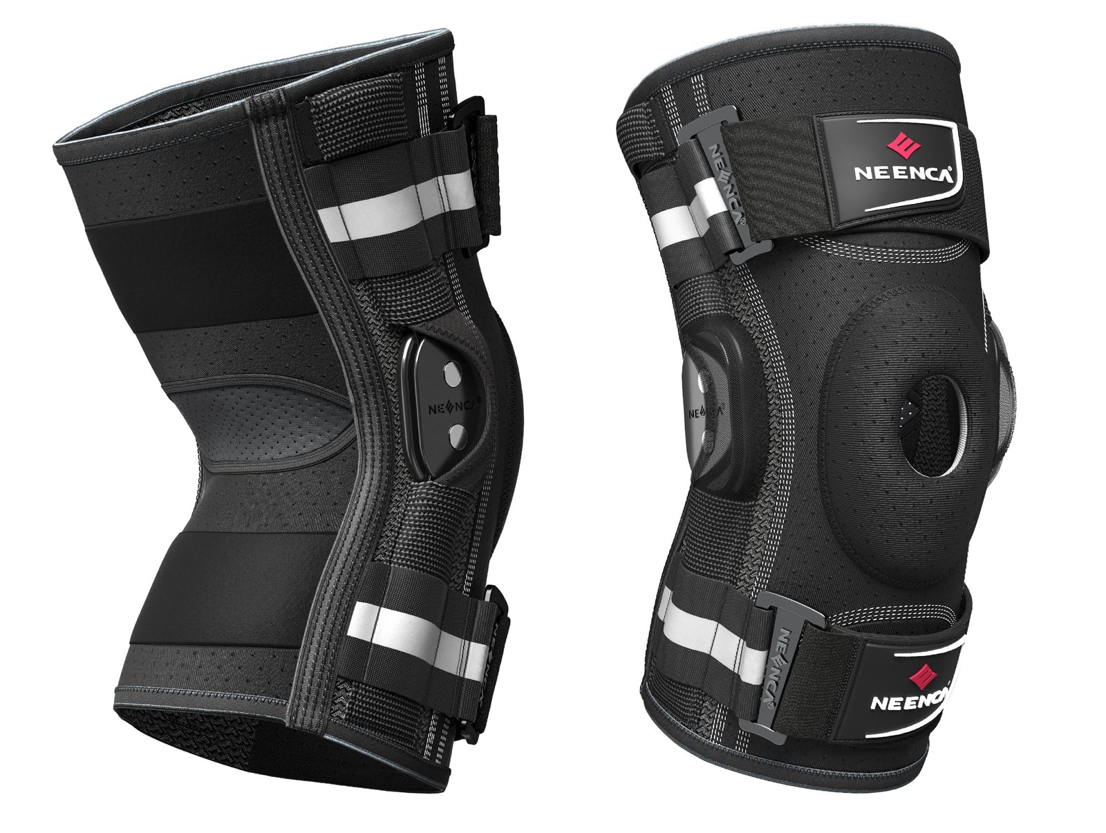 Professional Knee Brace for Knee Pain, Hinged Knee Support with Removable Dua…