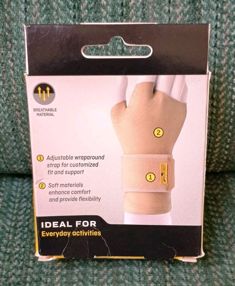 3M Futuro Compression Glove Mild Support to Aching, Weak Hands & Wrists S/M NIB
