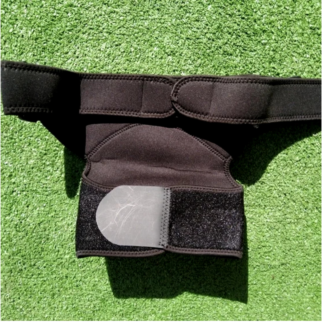 Adjustable One-Size Unisex Black Compression Treatment Shoulder Brace Sleeve NIP