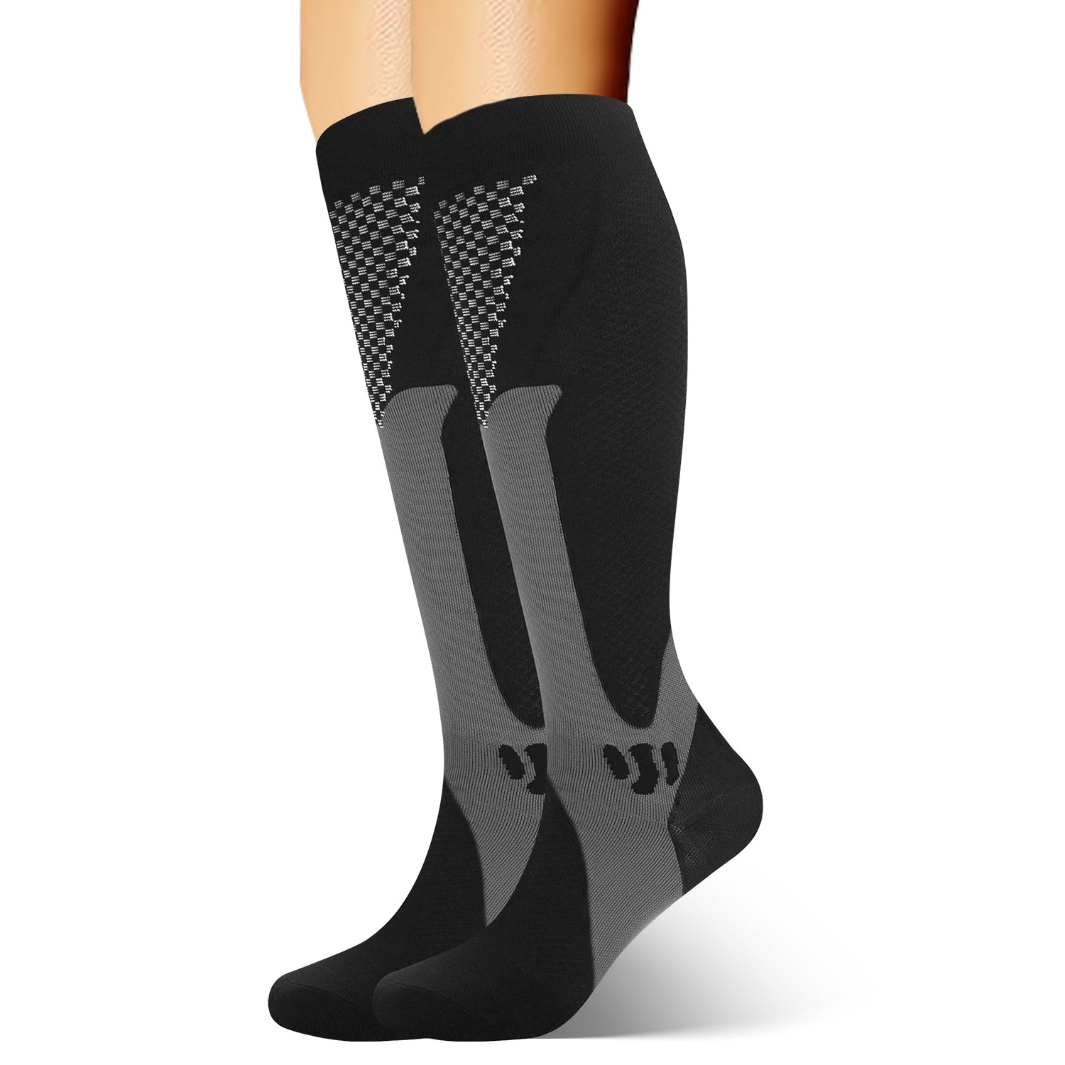 Compression Socks- 20-30 mmHg Knee High for Men & Women, Medical Grade, L/XL/XXL