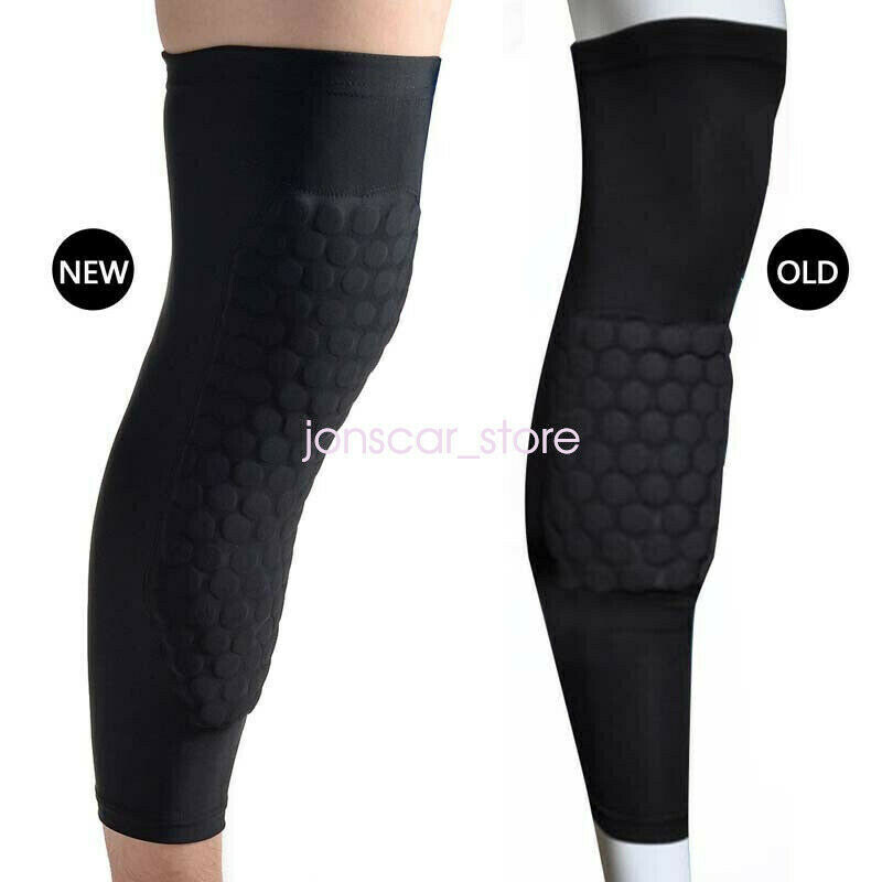 Upgrated Honeycomb Knee Pad Crashproof Basketball Leg Long Sleeve Protector Gear