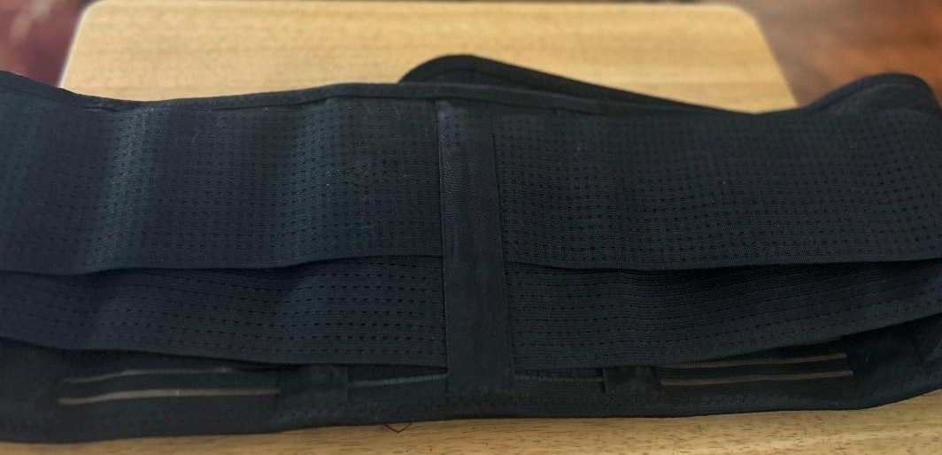 Sparthos Black Back Brace Size Large