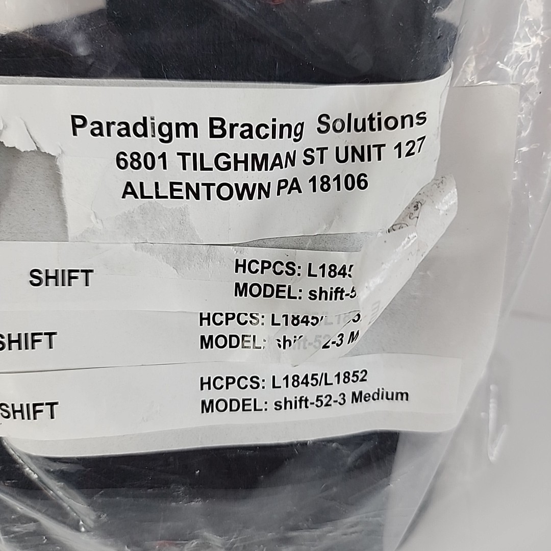 Paradigm Bracing Solution Knee Brace Model Shift 52-3 Medium L-1845 L-1852