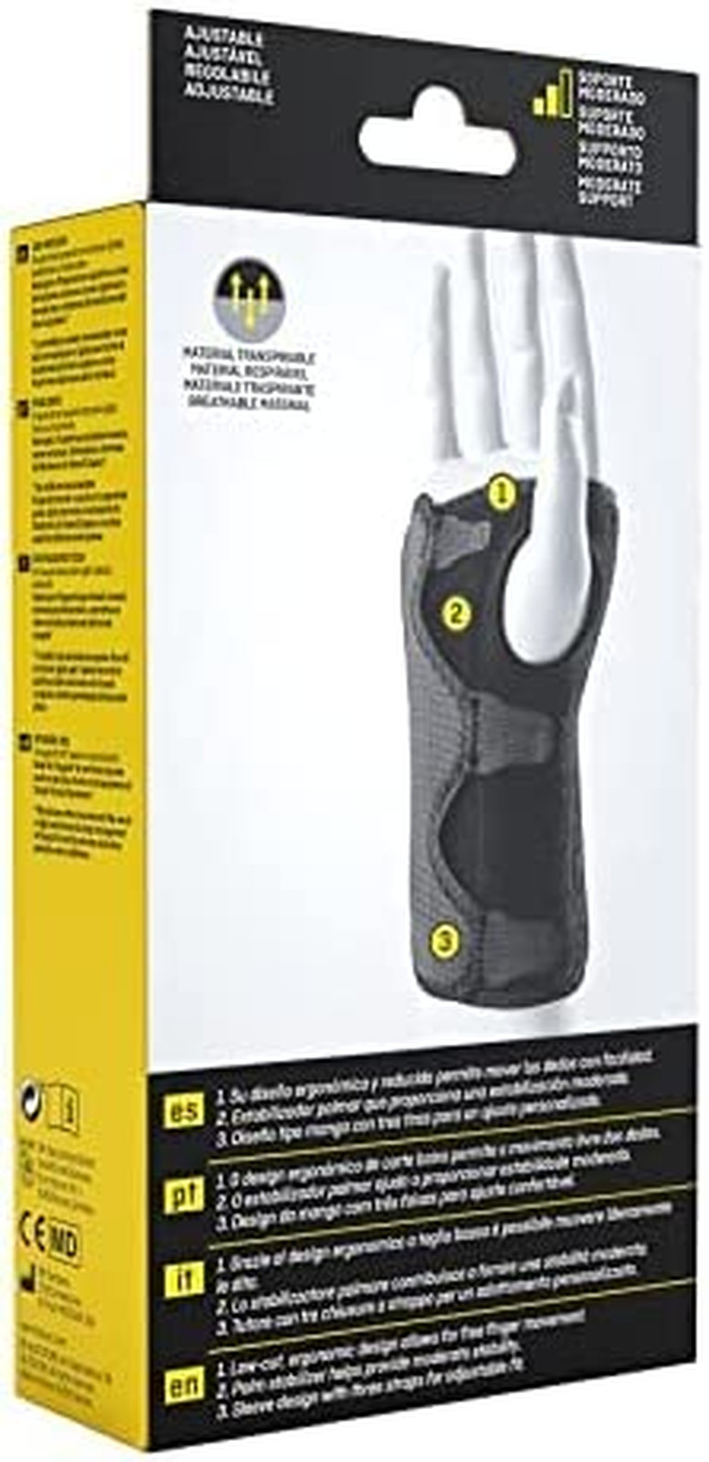 MMM10770EN – Adjustable Reversible Splint Wrist Brace