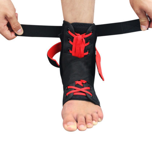 Kuangmi Adjustable Ankle Brace Support Sprain Protect Belt Exercise Ankle Pad