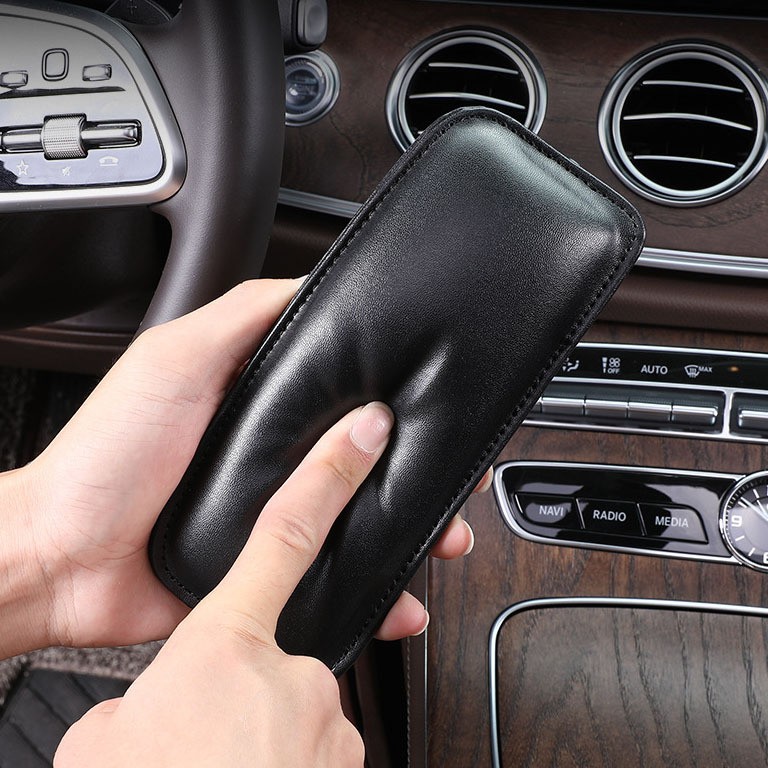Leather Knee Pad For Car Interior Cushion Elastic Cushion Memory Foam Leg Pad