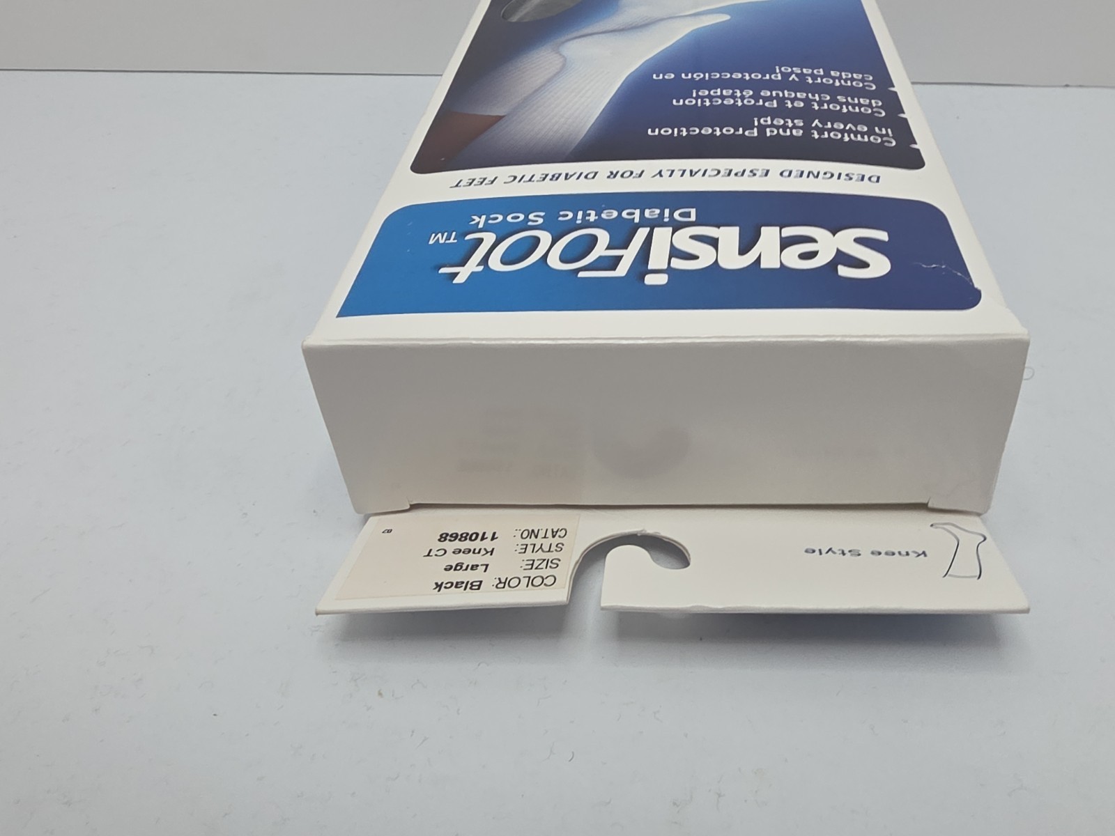 Jobst Sensifoot Diabetic Knee Socks 8-15 mmhg Compression Support Closed Toe